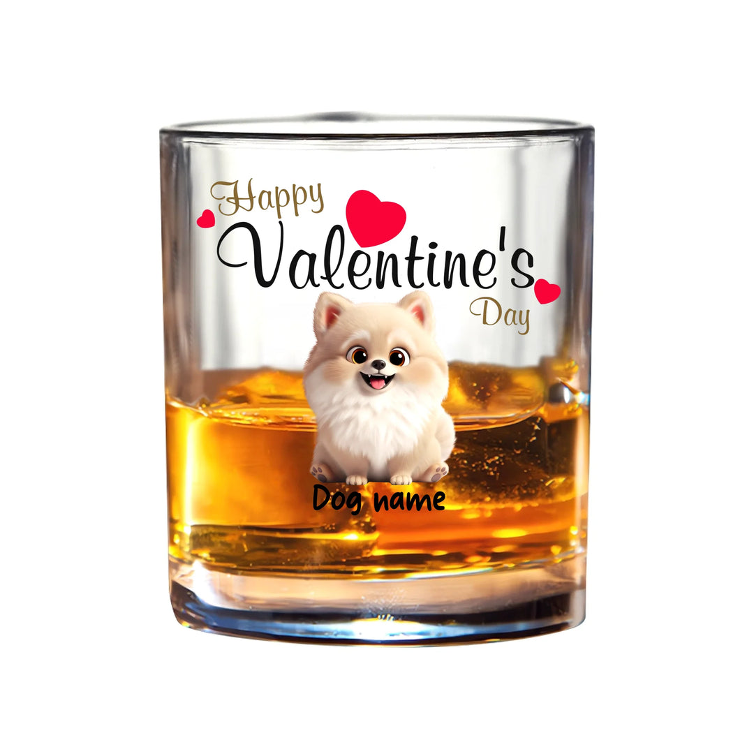 Round Whiskey Glass | VALENTINE'S DAY | PAWNI