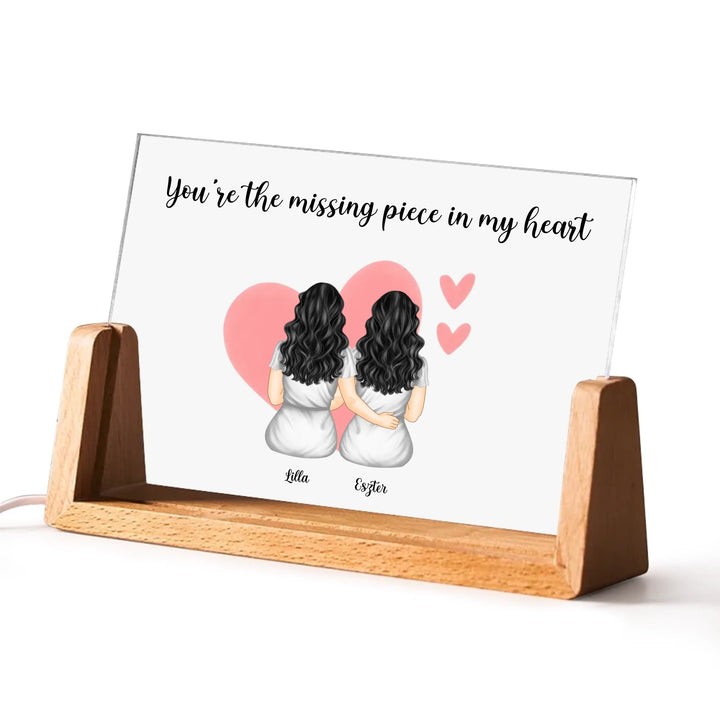 Custom Shape Acrylic Plaque | Couples | PAWNI