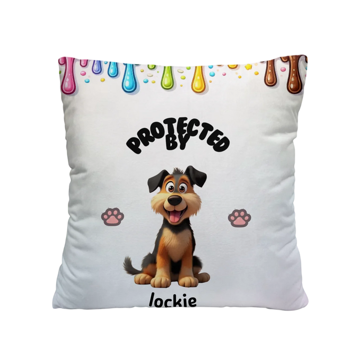 Pillow | Protected By Dog| PAWNI