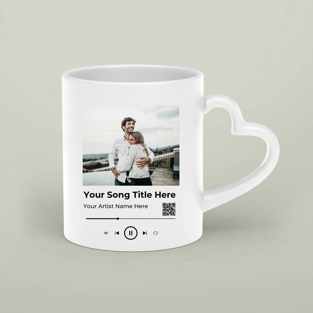 Heart-Shaped Mug | VALENTINES DAY | PAWNI